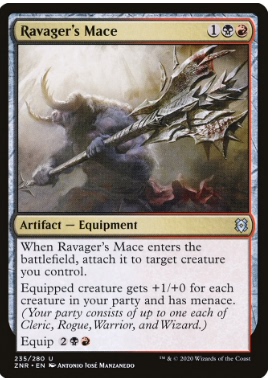 牌客窝 万智牌 劫夺客战锤 Ravager's Mace 银 多色 闪