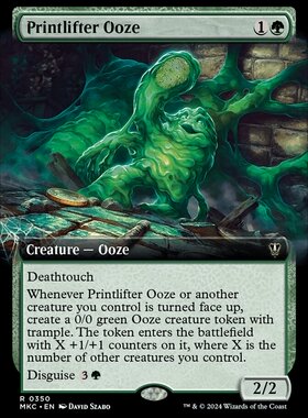 牌客窝 万智牌 模印泥浆 Printlifter Ooze 金 绿