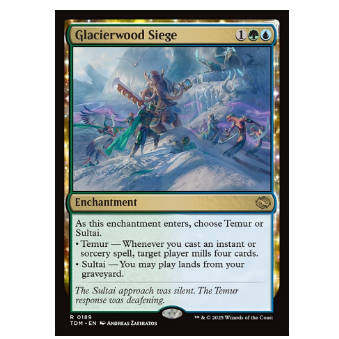 牌客窝 万智牌 围攻晶林 Glacierwood Siege 金 多色 闪