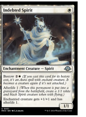 牌客窝 万智牌 蒙债精怪 Indebted Spirit 银 白 闪