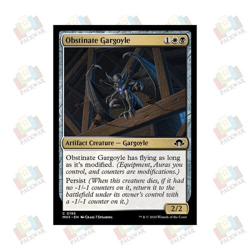 牌客窝 万智牌 顽强石像鬼 Obstinate Gargoyle 铁 多色 闪