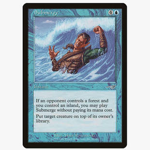 牌客窝 万智牌 没顶 Submerge 银 蓝