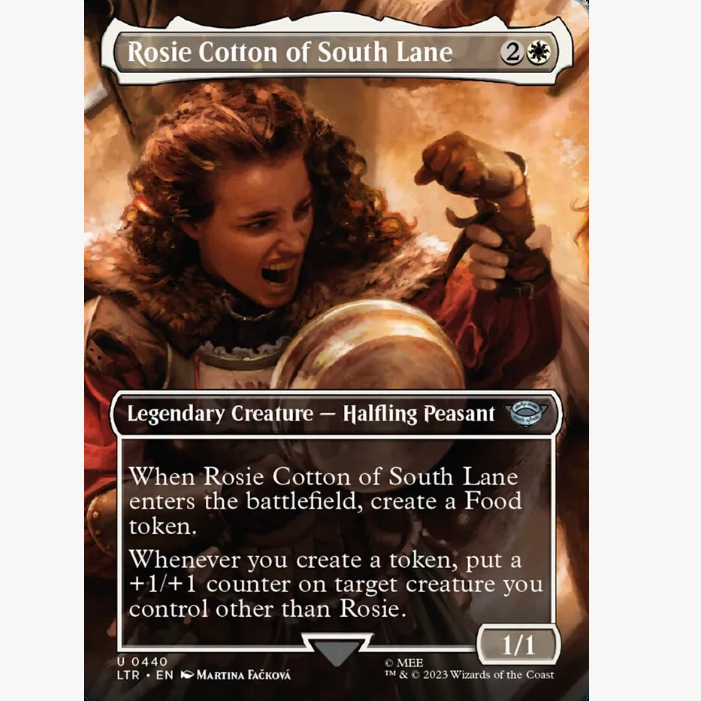万智牌 南小路的罗西·科顿 Rosie Cotton of South Lane 银 多色