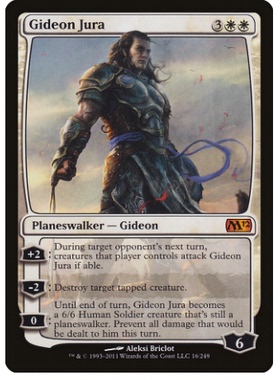 牌客窝 万智牌 基定尤拉  Gideon Jura  秘稀 白