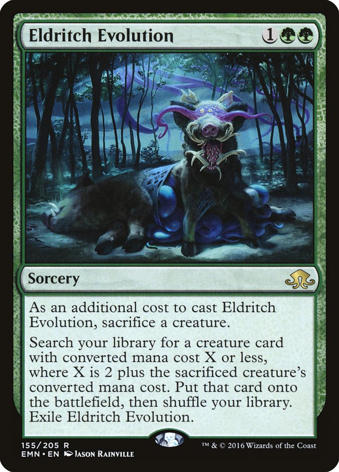 牌客窝 万智牌 邪异进化 Eldritch Evolution   金 绿