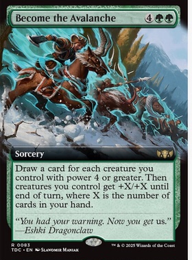 牌客窝 万智牌 化身山崩 Become the Avalanche 金 绿色