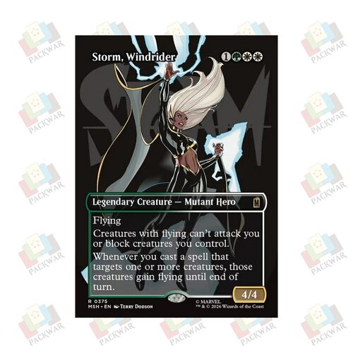 牌客窝 万智牌 驭风侠暴风女 Storm, Windrider 金 多色 闪