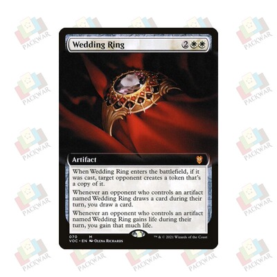 牌客窝 万智牌 婚戒 Wedding Ring 秘稀 白