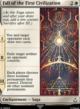 万智牌 第一文明灭亡 Fall of the First Civilization 银 白色