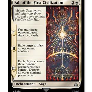 the First 万智牌 银 Fall Civilization 白色 第一文明灭亡