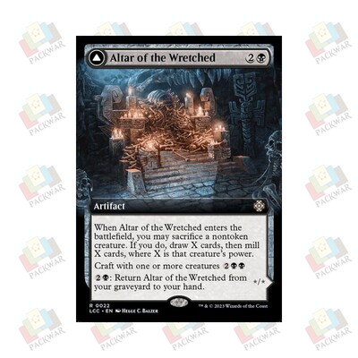 牌客窝 万智牌 卑骨祭坛 Altar of the Wretched 金 黑 闪