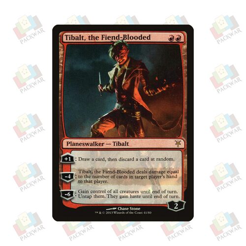 牌客窝 万智牌 魔血提勃 Tibalt, the Fiend-Blooded  秘稀 红