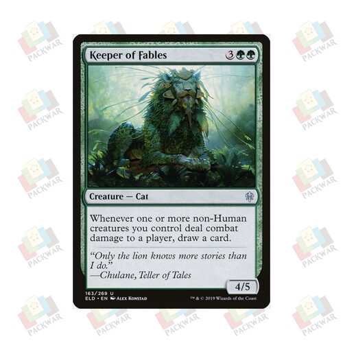 牌客窝 万智牌 寓言守护兽 Keeper of Fables 银 绿 闪