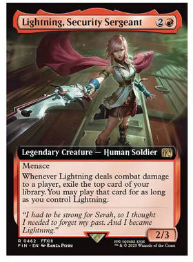 牌客窝 万智牌 治安官雷光 Lightning, Security Sergeant 金 红