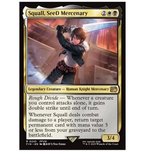 Squall SeeD傭兵斯考爾 萬智牌 多色 Mercenary 金 SeeD 牌客窩