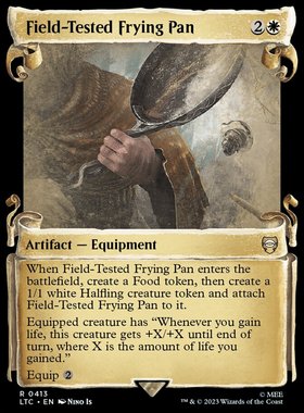 牌客窝 万智牌 经战平底锅 Field-Tested Frying Pan 金 白