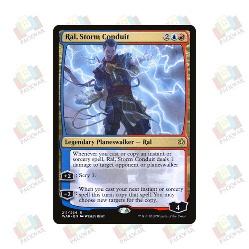 牌客窝 万智牌 召雷拉尔 Ral, Storm Conduit 金 多色