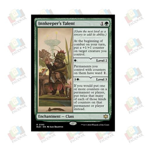 牌客窝 万智牌 旅店主才能 Innkeeper's Talent 金 绿