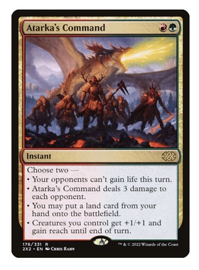 牌客窝 万智牌 安塔卡的指命  Atarka's Command金 多色