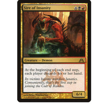 牌客窝 万智牌 疯狂君父 Sire of Insanity 金 多色