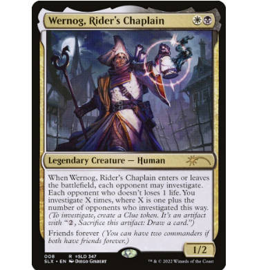 牌客窝 万智牌 骑兵教士维诺格 Wernog, Rider's Chaplain 金 多