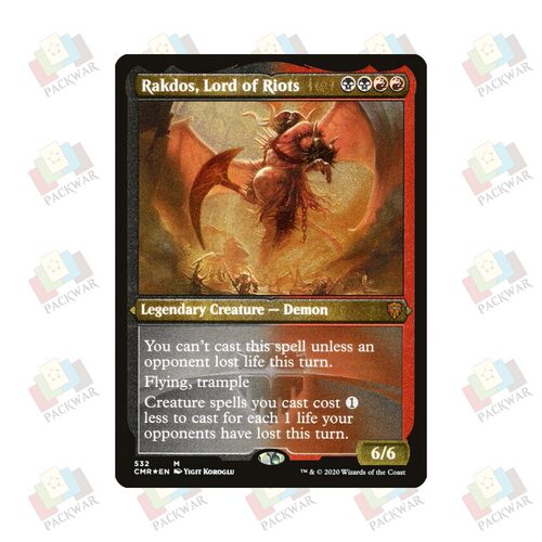 万智牌 暴动之王拉铎司 Rakdos, Lord of Riots  金 多色 闪