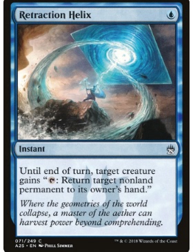牌客窝 万智牌  撤收螺旋  Retraction Helix  铁 蓝