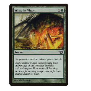 牌客窝 万智牌 活力覆庇 Wrap in Vigor 铁 绿