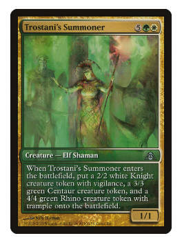 牌客窝 万智牌 卓塔妮的召唤师 Trostani's Summoner 银 多色