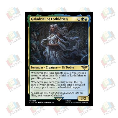 万智牌  洛丝罗瑞恩的加拉德瑞尔 Galadriel of Lothlórien 金多