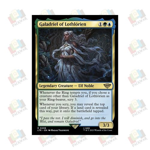 万智牌  洛丝罗瑞恩的加拉德瑞尔 Galadriel of Lothlórien 金多