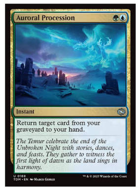 牌客窝 万智牌 极光行列 Auroral Procession 银 多色