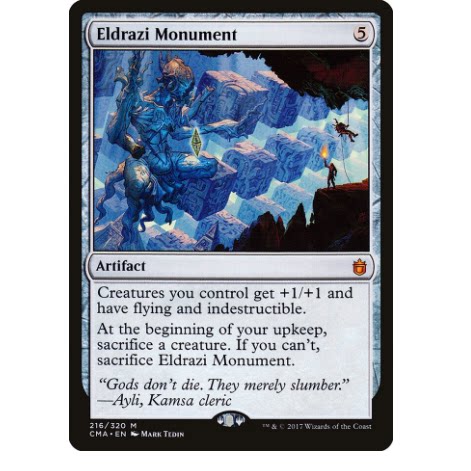 牌客窝 万智牌  奥札奇纪念碑  Eldrazi Monument  秘稀 神器 闪