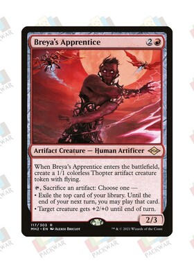 牌客窝 万智牌 布莱娅的学徒 Breya's Apprentice 金 红 闪