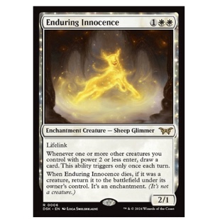 牌客窝 万智牌 永续无瑕体  Enduring Innocence  金 白 闪