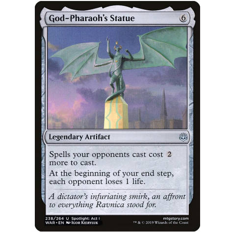 牌客窝 万智牌 法老神塑像 God-Pharaoh's Statue 银 无色