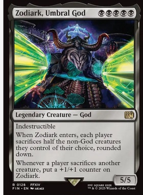 牌客窝 万智牌 暗之神佐迪亚克 Zodiark, Umbral God 金 黑