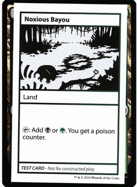 牌客窝 万智牌  剧毒河沼 Noxious Bayou 金 地