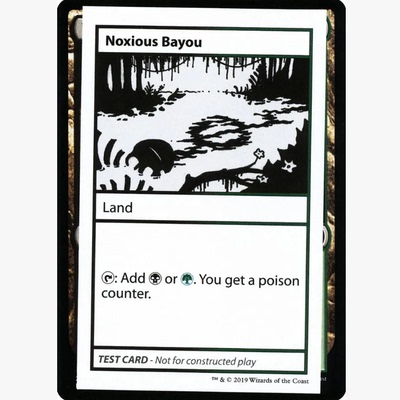 牌客窝 万智牌  剧毒河沼 Noxious Bayou 金 地