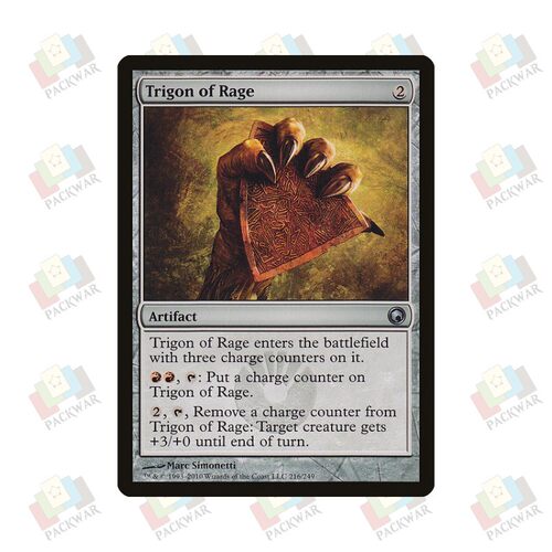 牌客窝 万智牌 愤怒三角 Trigon of Rage 银 无色 闪