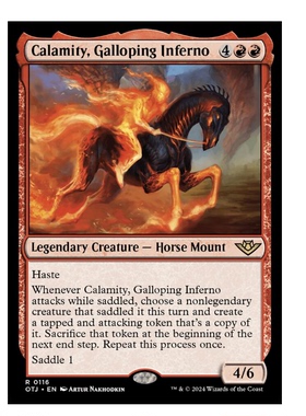 牌客窝 万智牌 疾驰狱火灾祸 Calamity, Galloping lnferno 金 红