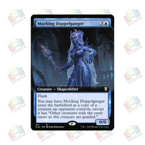 牌客窝 万智牌 嘲讽变形怪 Mocking Doppelganger 金 蓝 闪