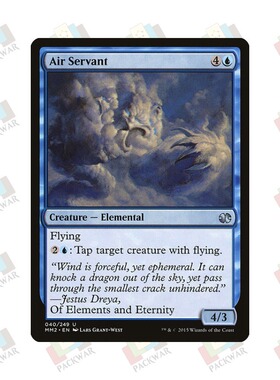 牌客窝 万智牌 大气仆役 Air Servant 银 蓝