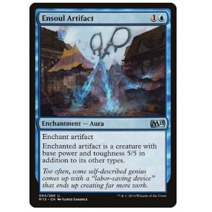 银 Ensoul Artifact 闪 蓝 万智牌 牌客窝 神器缄灵