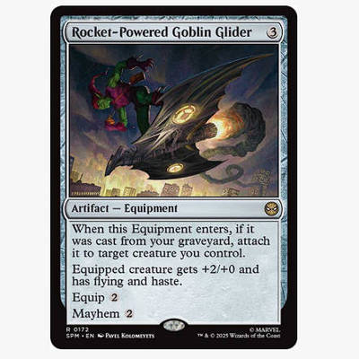 万智牌 火箭驱动的绿魔滑翔机 Rocket-Powered Goblin Glider 金