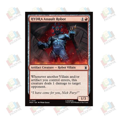牌客窝 万智牌 九头蛇强袭机器人 HYDRA Assault Robot 铁 红 闪