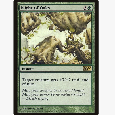 牌客窝 万智牌  橡树之力 Might of Oaks 金 绿