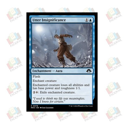 牌客窝 万智牌 究极微渺 Utter Insignificance 铁 蓝 闪