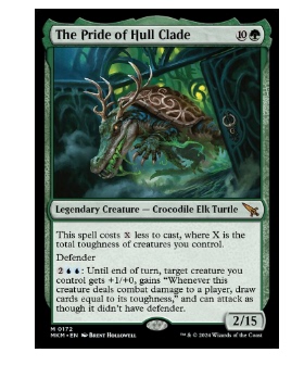 牌客窝 万智牌  壳进化组所傲 The Pride of Hull Clade 秘稀 绿