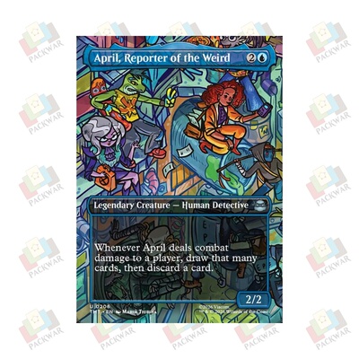 牌客窝 万智牌 怪奇记者艾普 April, Reporter of the Weird 银蓝